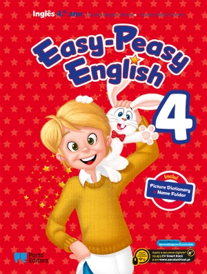 Capa de Inglês — Easy-Peasy English 4 + Workbook