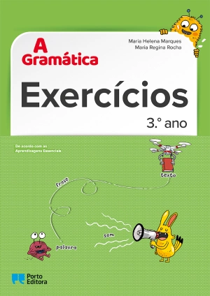 Capa de A Gramática — Exercícios 3.º Ano