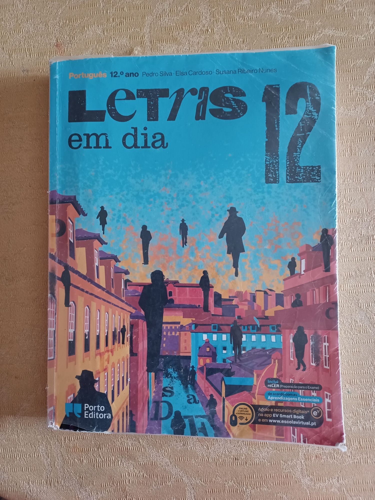 Capa de Manual Letras em Dia 12 + Caderno de Actividades