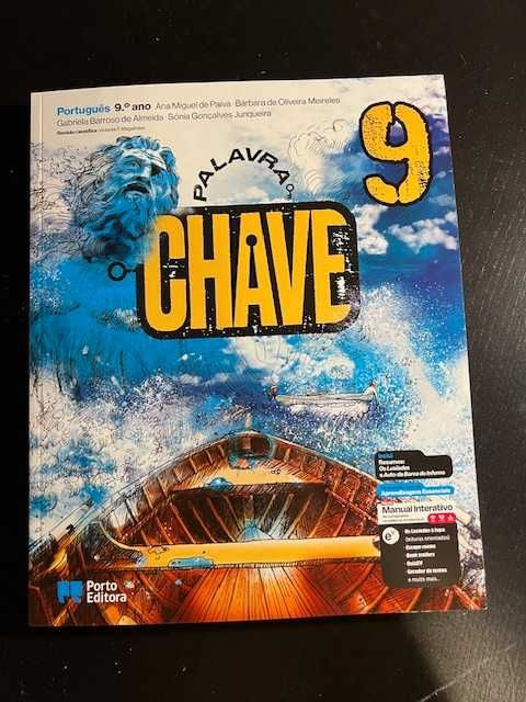 Capa de Manual Palavra Chave 9.º ano + Caderno de Actividades