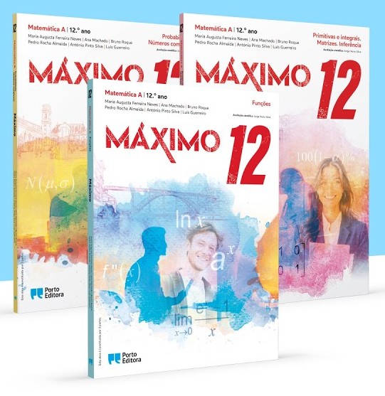 Capa de Máximo 12 - Matemática + Caderno de Fichas