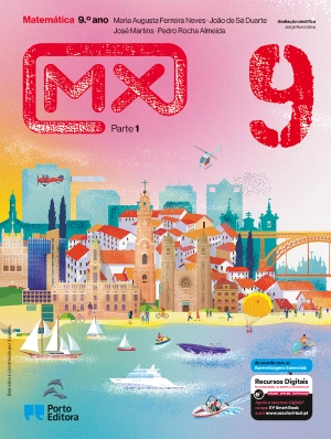 Capa de MX - Matemática + Caderno de Fichas/Provas-modelo - 9.º Ano